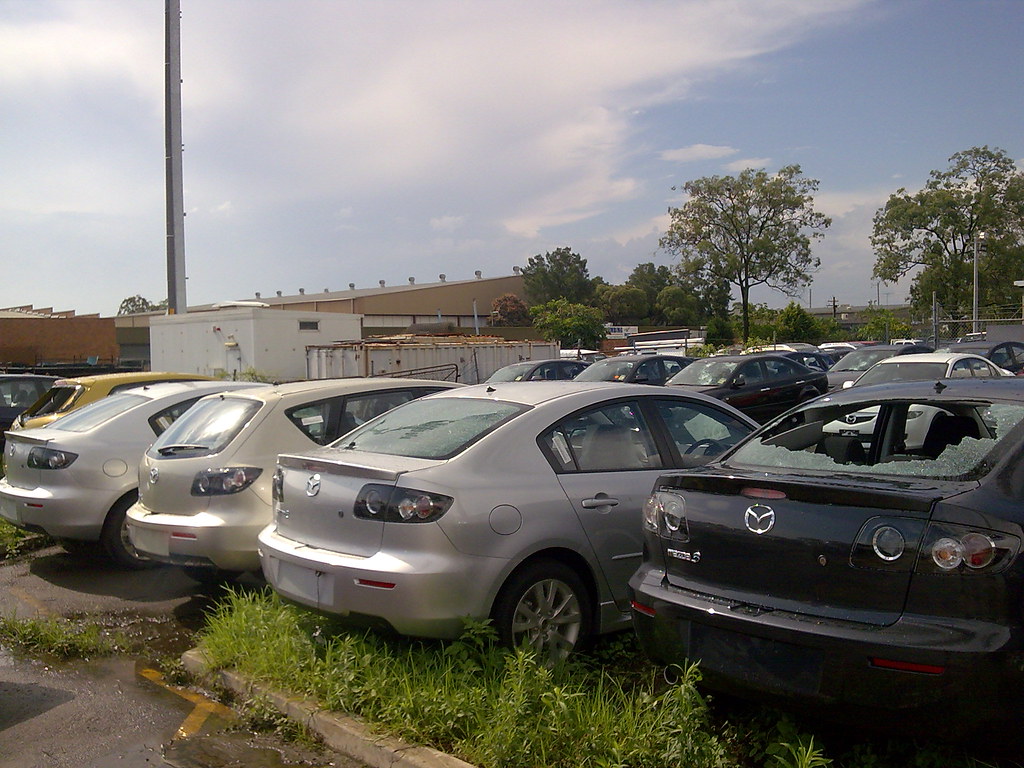 Hail Damaged Cars